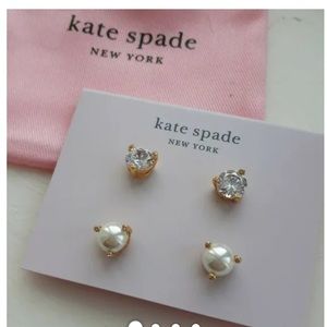 NWT- Kate Spade set of 2 earrings